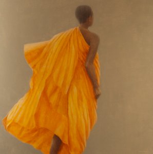 年轻的和尚斯里兰卡，2010年（画布上的丙烯酸）